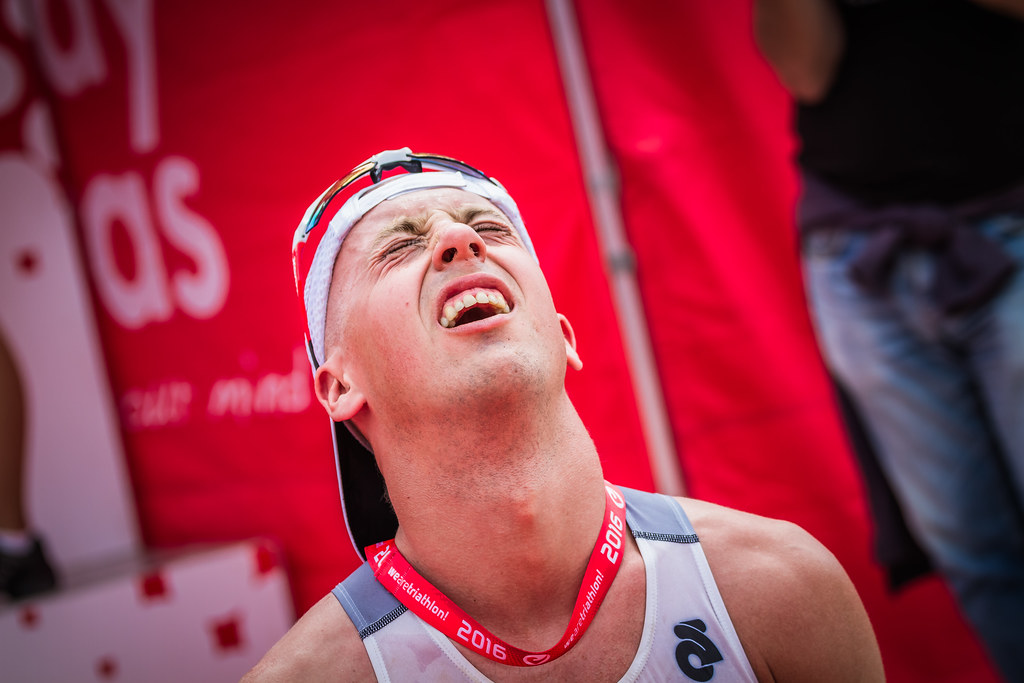 Andreas Böcherer tras la meta de Challenge Fuerteventura 2016